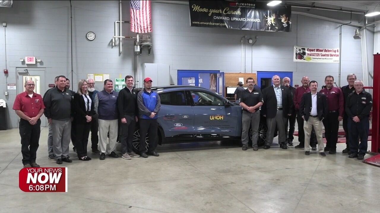 Reineke Ford of Lima donates Mustang Mach-E to UNOH program